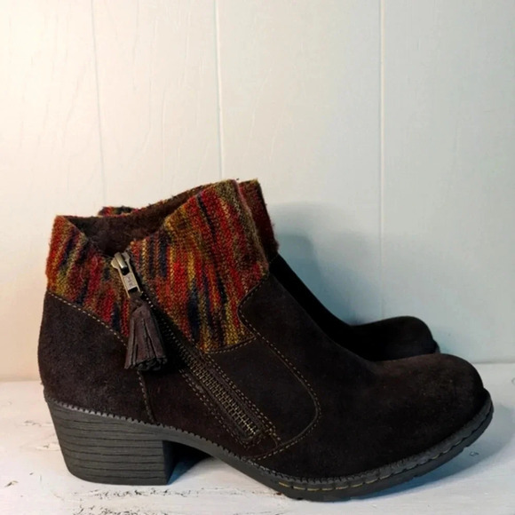 BOC Bendell Leather Booties in Dark Brown size 8 Fall Sweater Cozy Heel - Picture 8 of 8